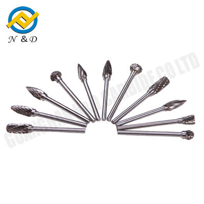 OEM ODM het Dubbel sneed Carbide Roterend Burr Set